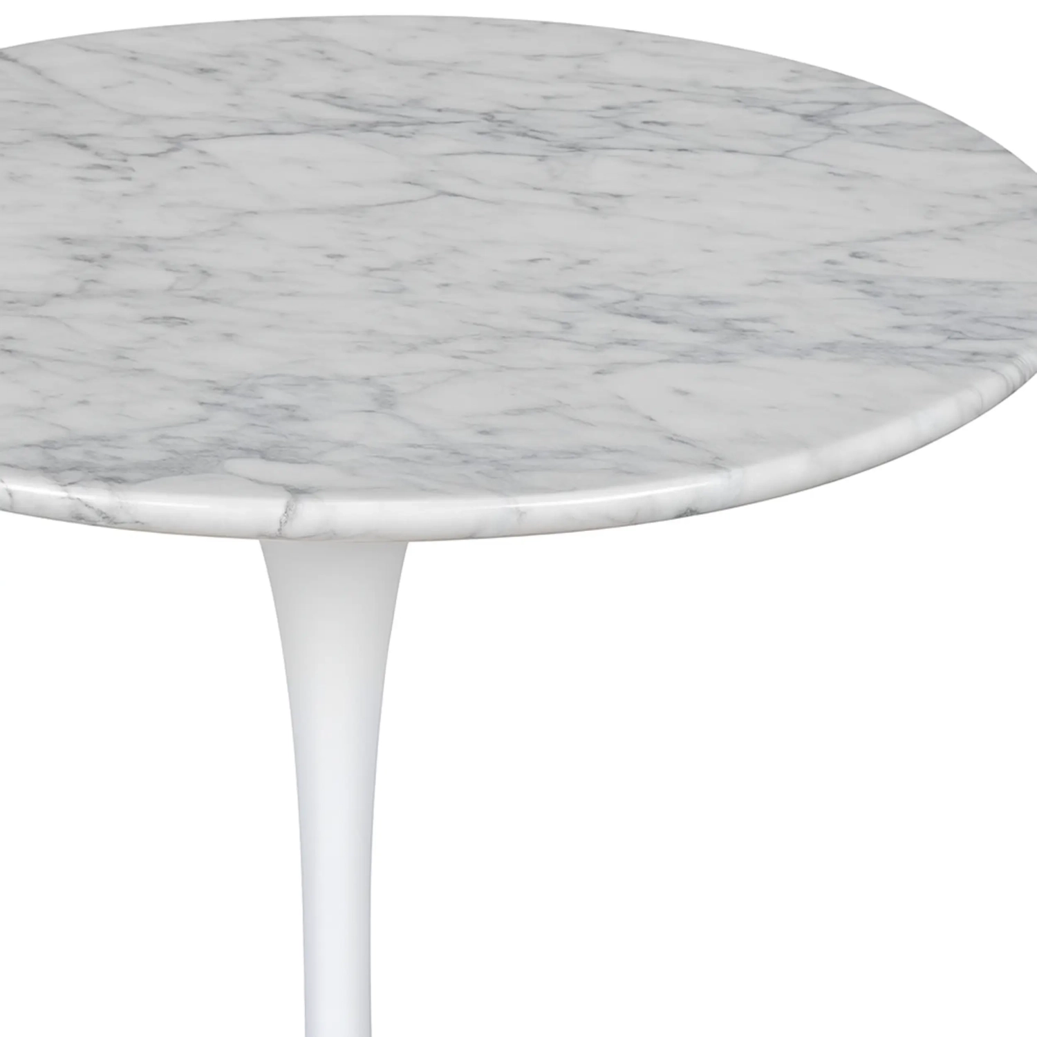 Inspiratie Bijzettafel Tulip Carrara Marmer Ø50 cm | Mobelarium