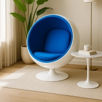 Replica balstoel in kasjmier - moderne fauteuils - designmeubels