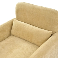 Minimalistischer gepolsterter Sessel Bristol, gepolstert mit hochdichtem Schaumstoff