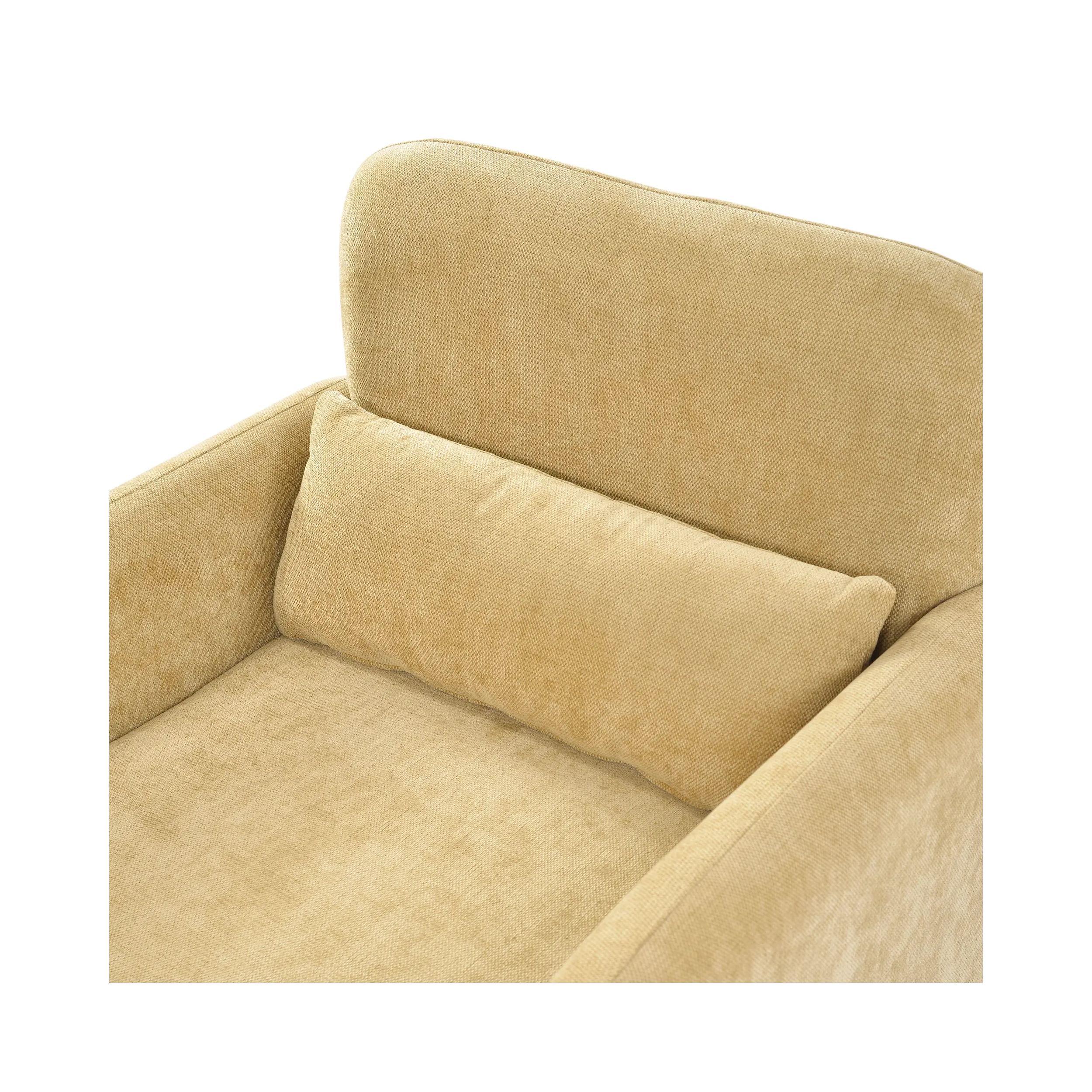 Minimalistischer gepolsterter Sessel Bristol, gepolstert mit hochdichtem Schaumstoff