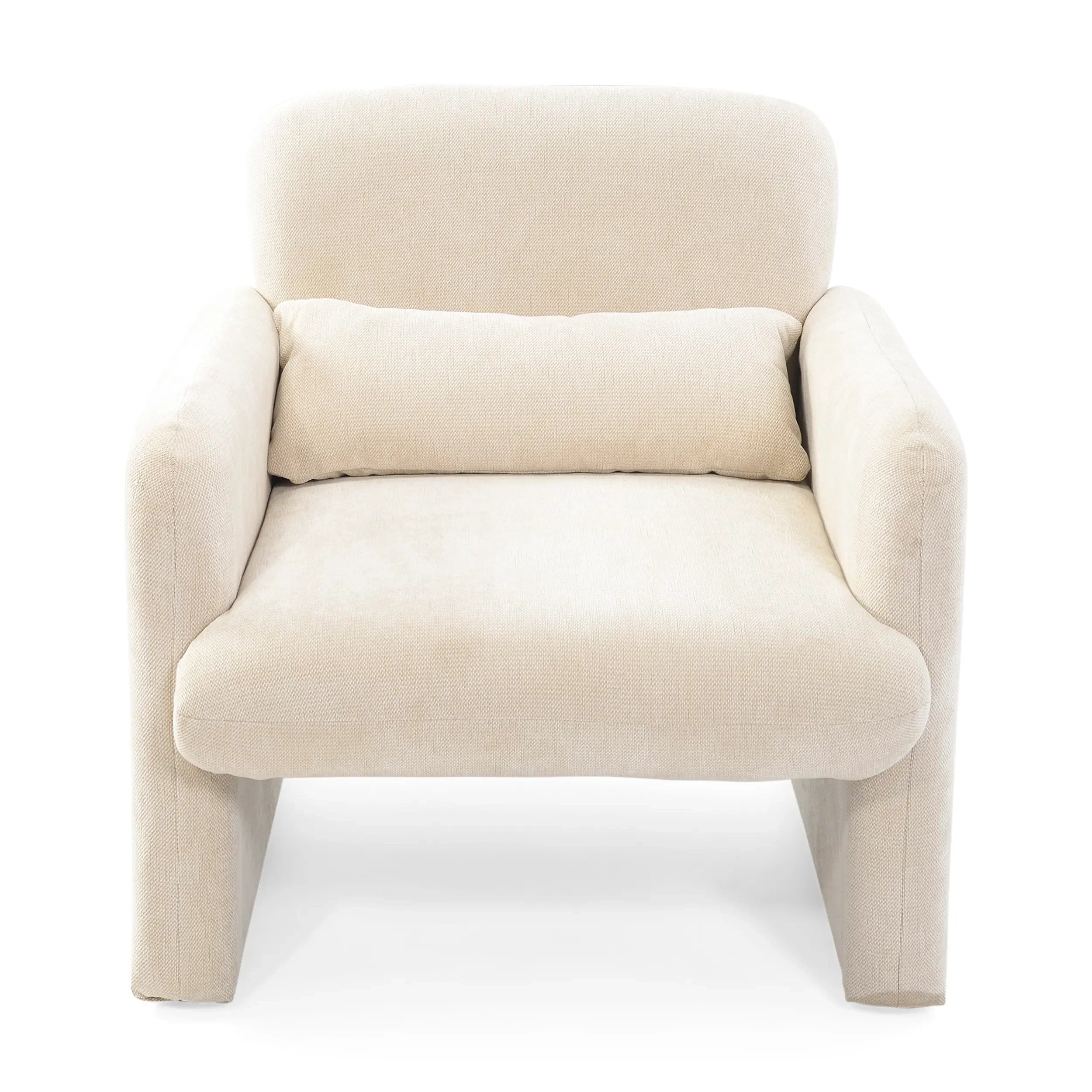 Bristol minimalistische gestoffeerde fauteuil bekleed met schuim met hoge dichtheid