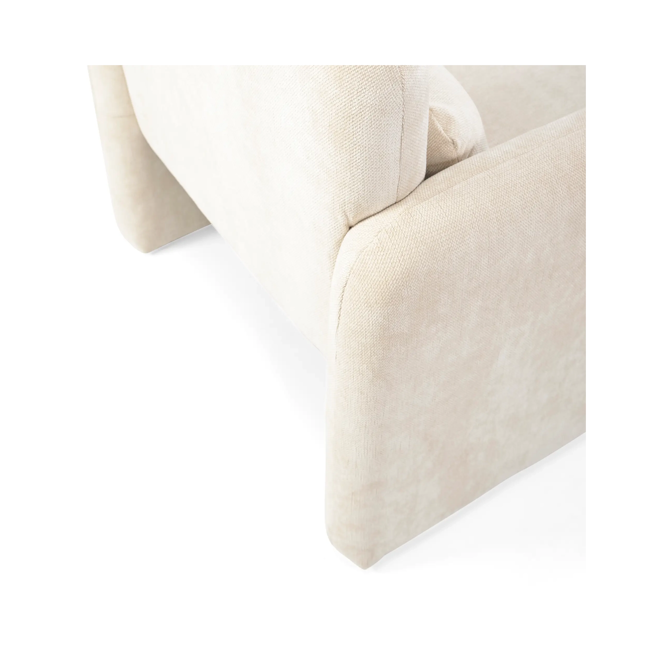 Bristol minimalistische gestoffeerde fauteuil bekleed met schuim met hoge dichtheid