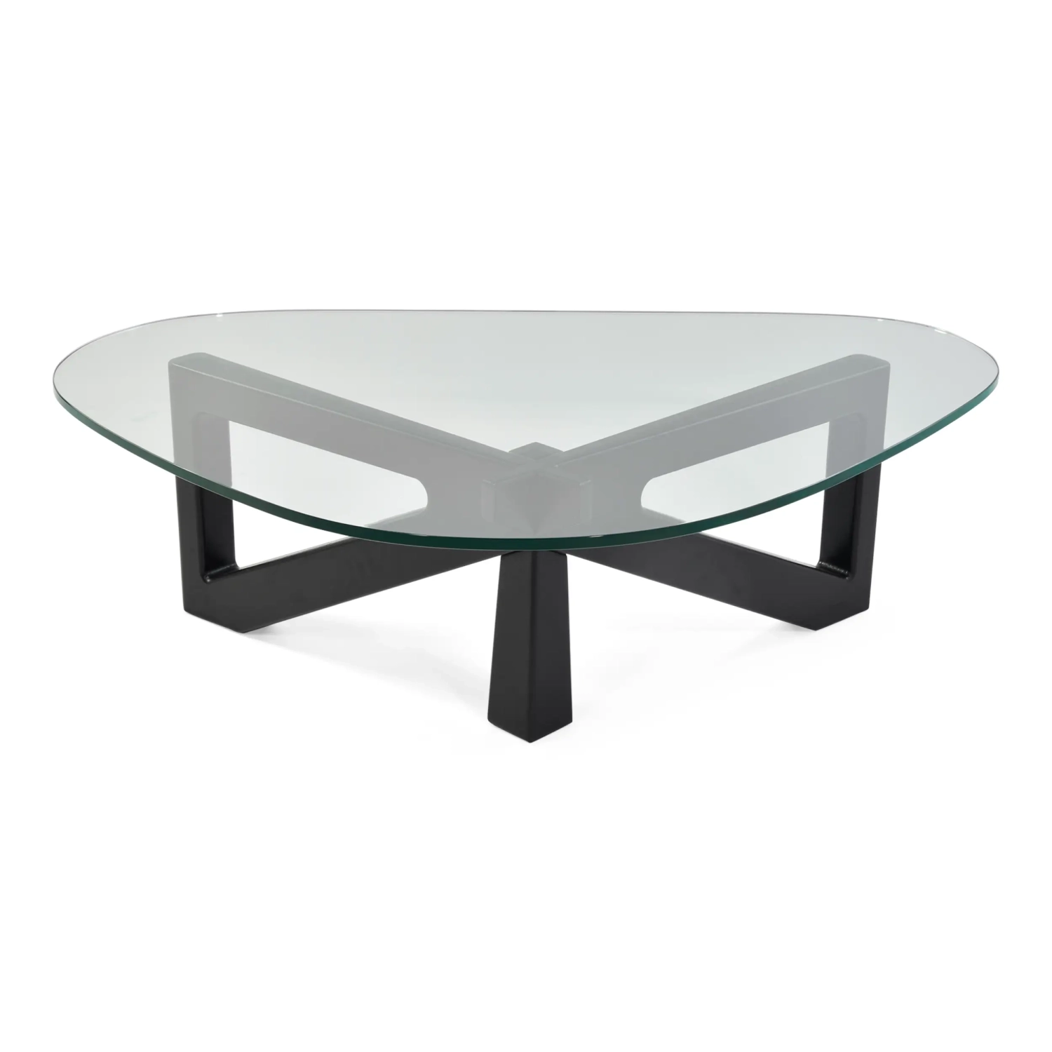 Mesa de centro de diseño en cristal templado - Nodda