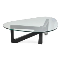 Designat soffbord i härdat glas - Nodda