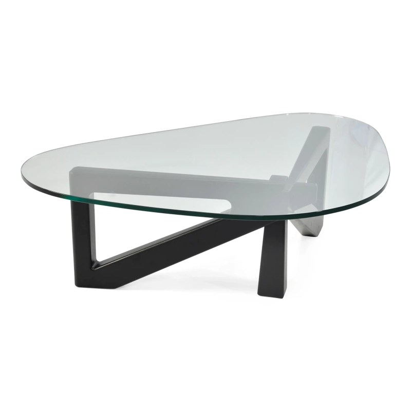 Design salontafel van gehard glas - Nodda