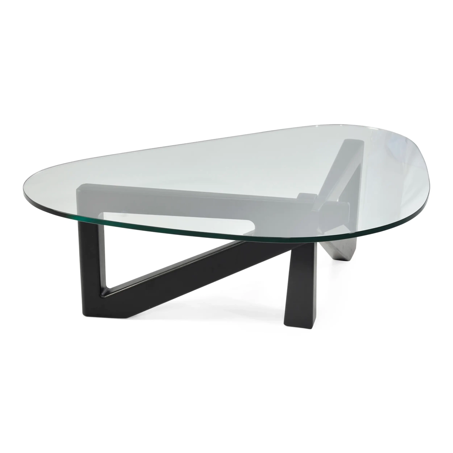 Designerski stolik kawowy z hartowanego szkła - Nodda