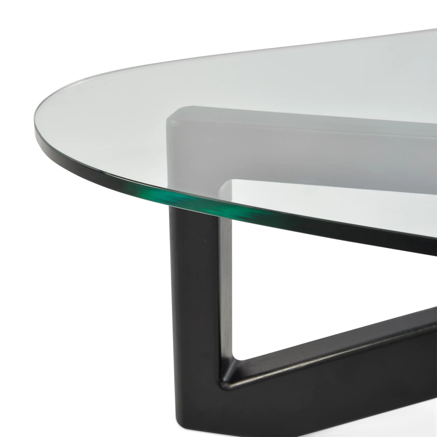 Mesa de centro de design em vidro temperado - Nodda