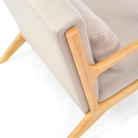 Sessel skandinavisch mit Lendenkissen - Colmar