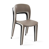 Outdoor polypropylene stacking chair - Pavilon
