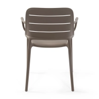 Chaise d'extérieur empilable en polypropylène - Sunset