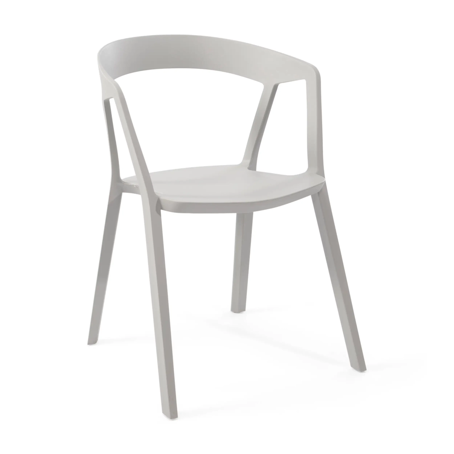 Silla apilable para comedor y exterior - Krilen