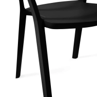 Silla apilable para comedor y exterior - Krilen