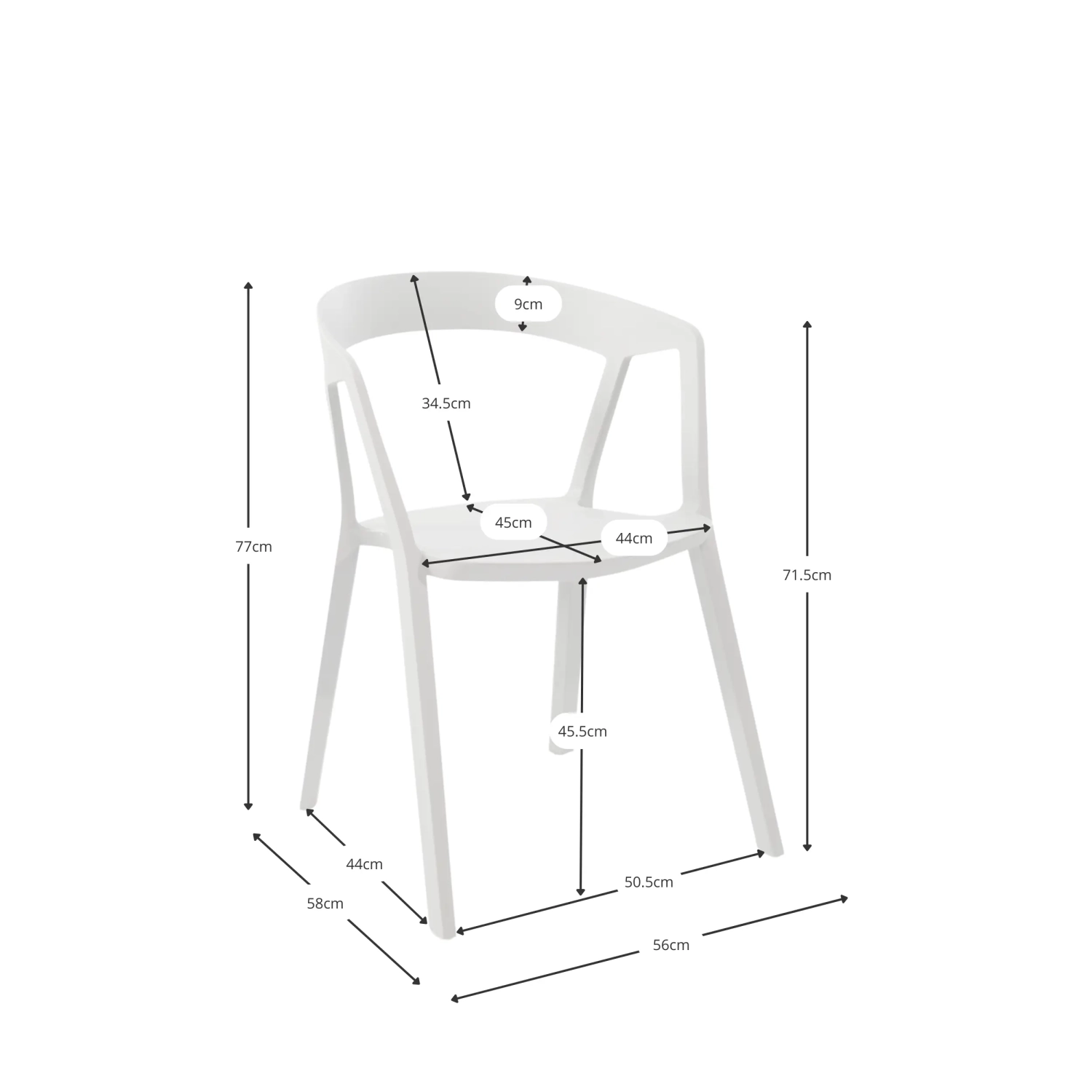 Pinottava ruokailu- ja ulkotuoli - Krilen