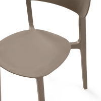 Stapelbare designstoel van polypropyleen - Sun