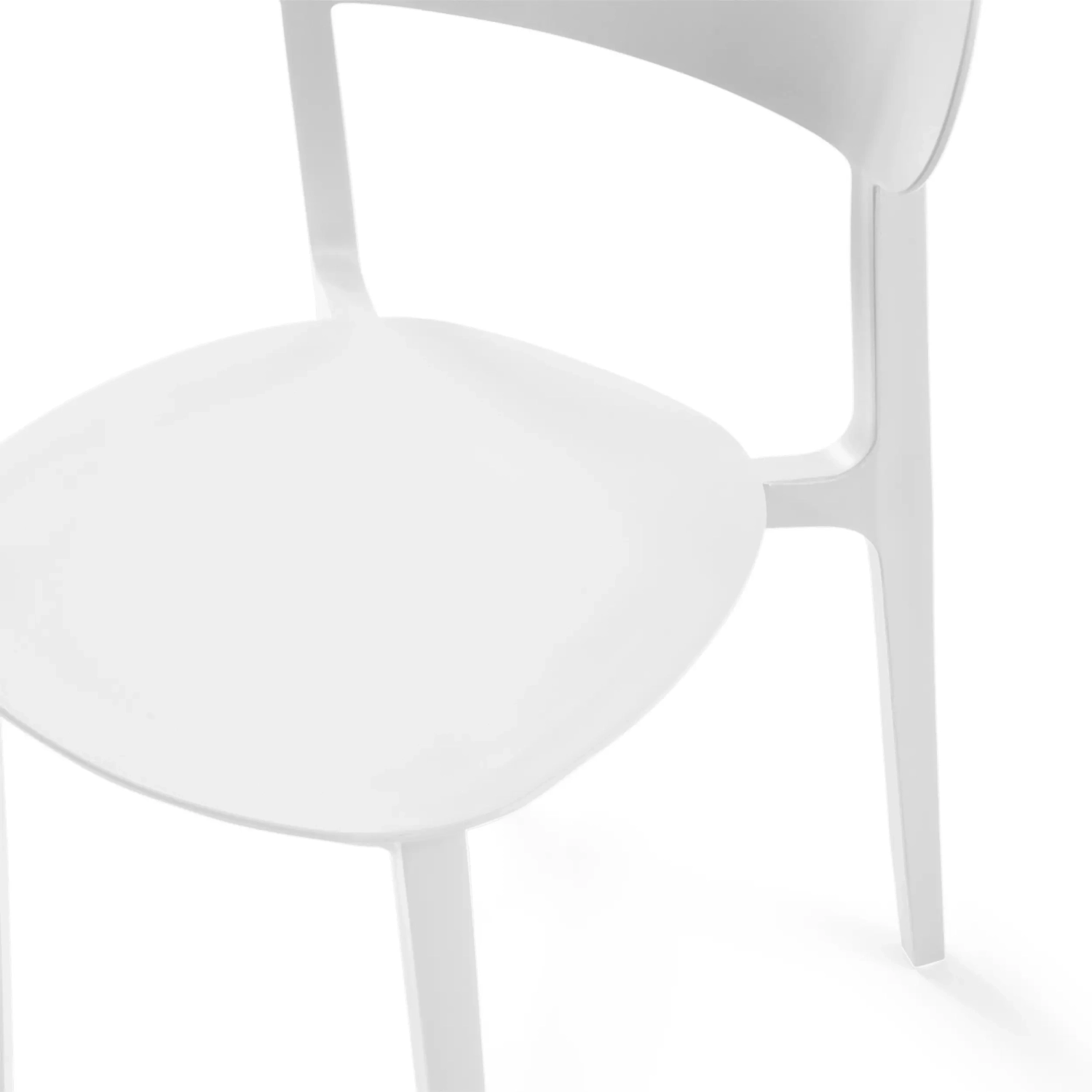 Silla de diseño en polipropileno apilable - Sun