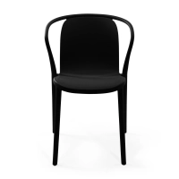 Chaise empilable avec accoudoirs pour l'intérieur et l'extérieur - Pierre