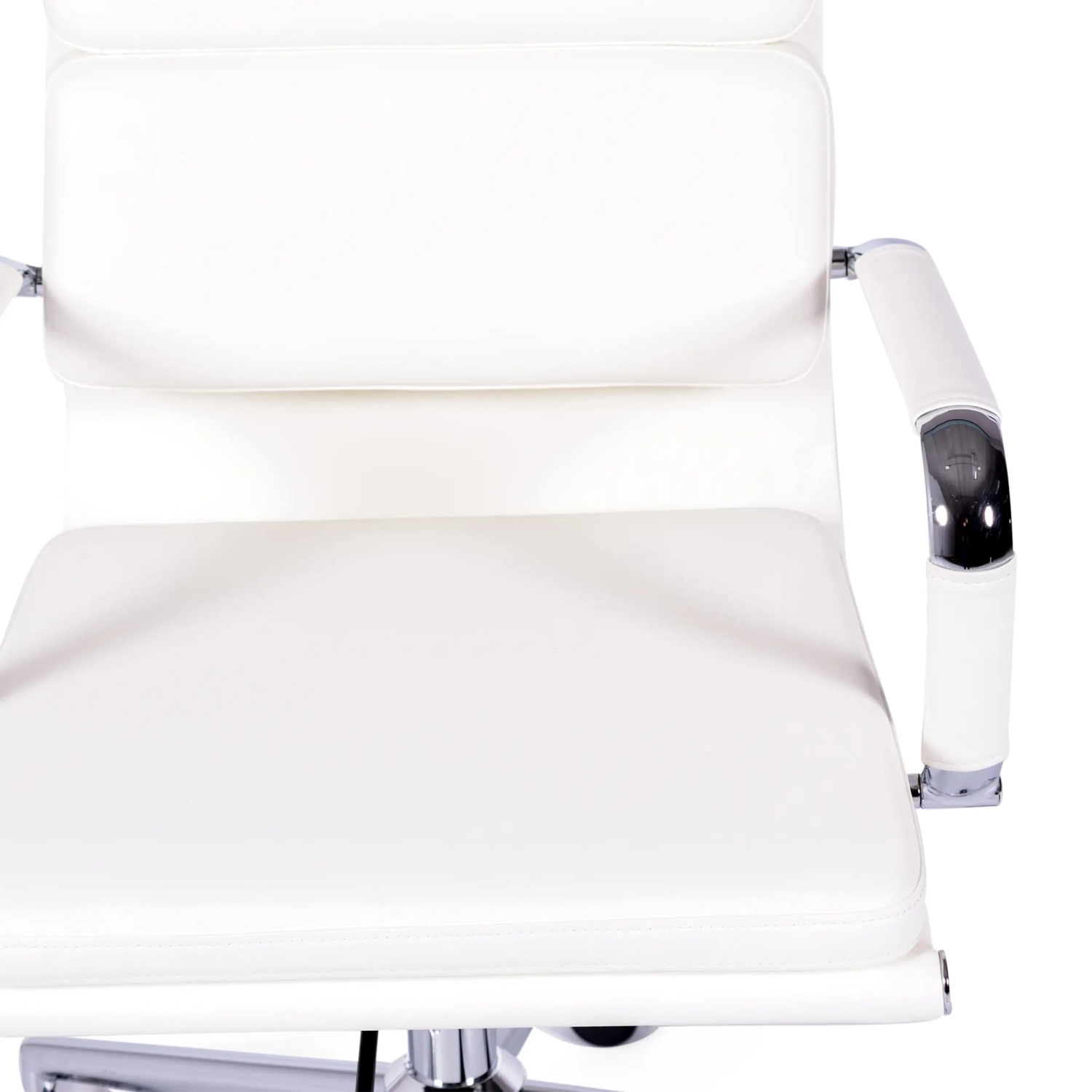 Task Italian Leather Office Chair with High Back | Elegant Design