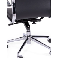 Task Kontorsstol i italienskt läder med hög rygg och elegant design