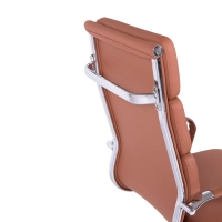 Silla de oficina Task de cuero italiano con respaldo alto | Diseño elegante