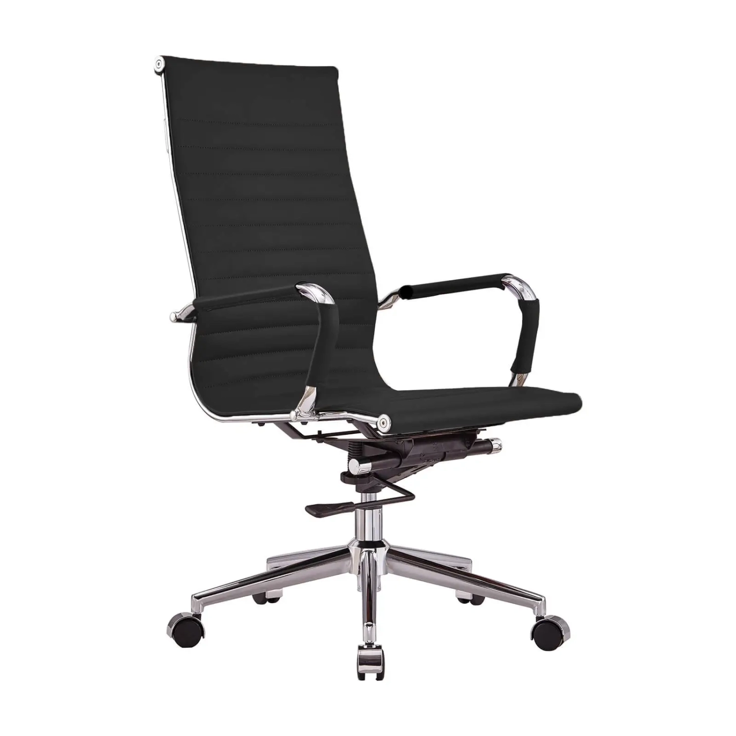 Task Hochlehner Bürostuhl aus italienischem Leder | Ergonomie & Professioneller Stil