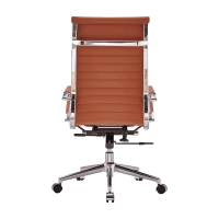 Task Hoge Rug Italiaanse Leren Bureaustoel | Ergonomie & Professionele Stijl