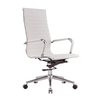 Korkeaselkäinen italialainen nahkainen toimistotuoli | Ergonomia ja ammattimainen tyyli