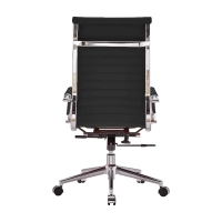 Task Kontorsstol i italienskt läder med hög rygg | Ergonomi och professionell stil