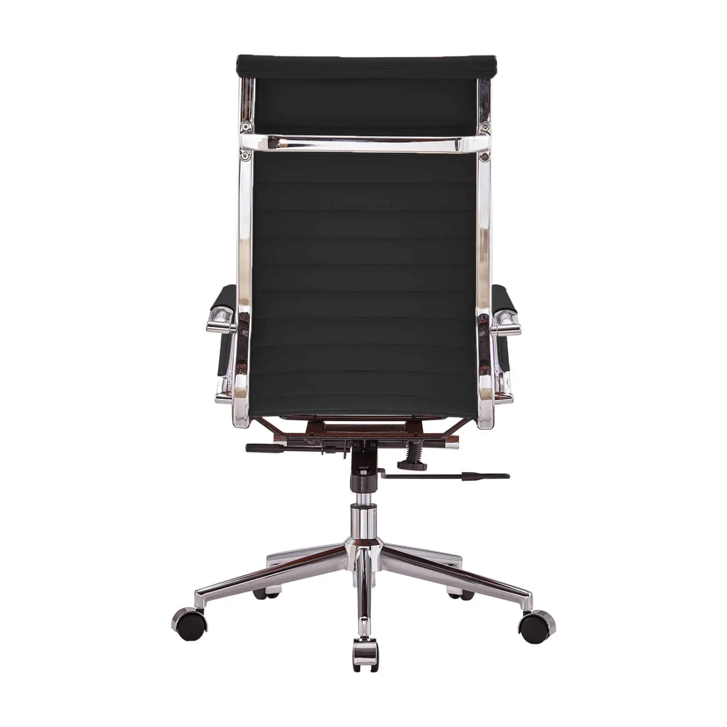 Úkolová italská kožená kancelářská židle s vysokým opěradlem | Ergonomie a profesionální styl