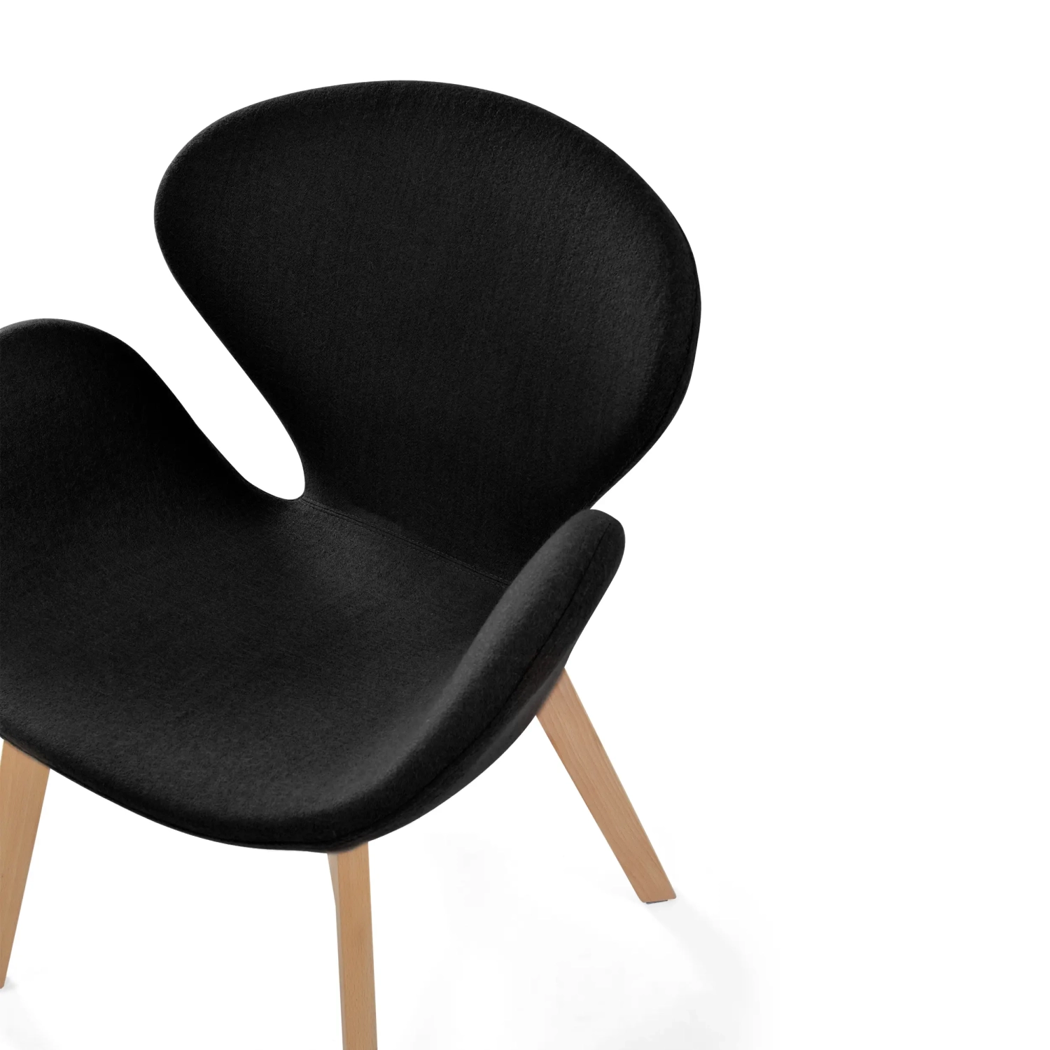 Swart fåtölj - moderna fåtöljer - designmöbler