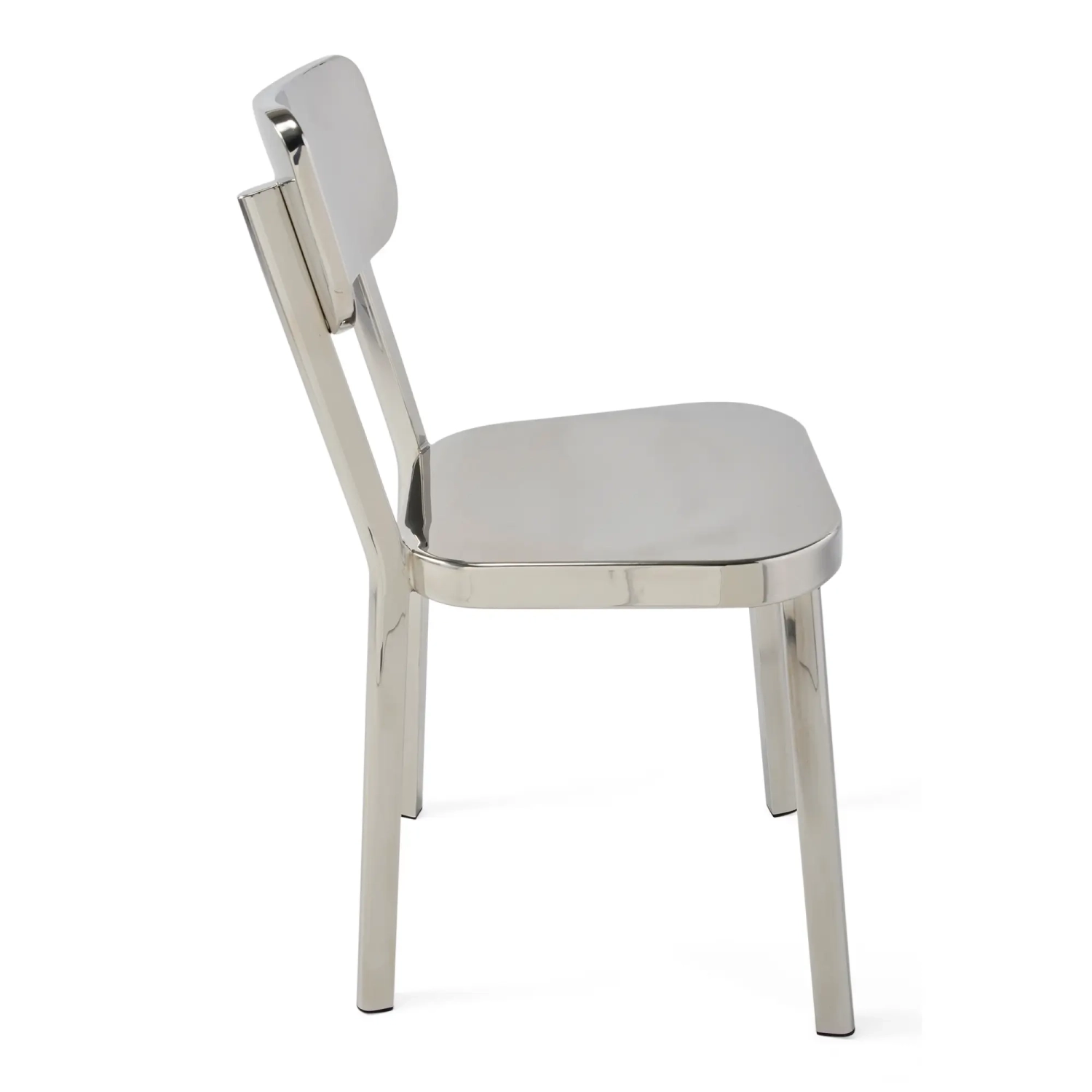 Delawere Stuhl aus Edelstahl : Elegantes Industriedesign