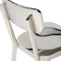Židle Delawere z nerezové oceli : Elegantní průmyslový design