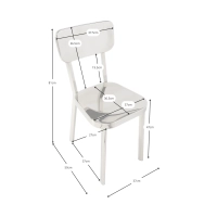 Delawere Stuhl aus Edelstahl : Elegantes Industriedesign