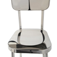 Sedia Delawere in acciaio inossidabile: elegante design industriale