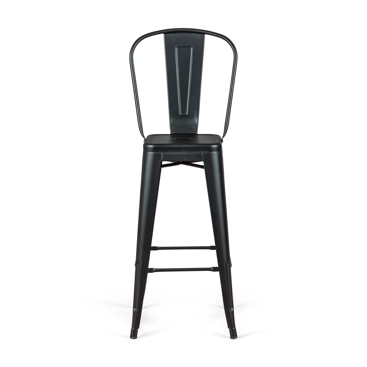 Bistro Style Industriehocker mit Rückenlehne - Industriehocker
