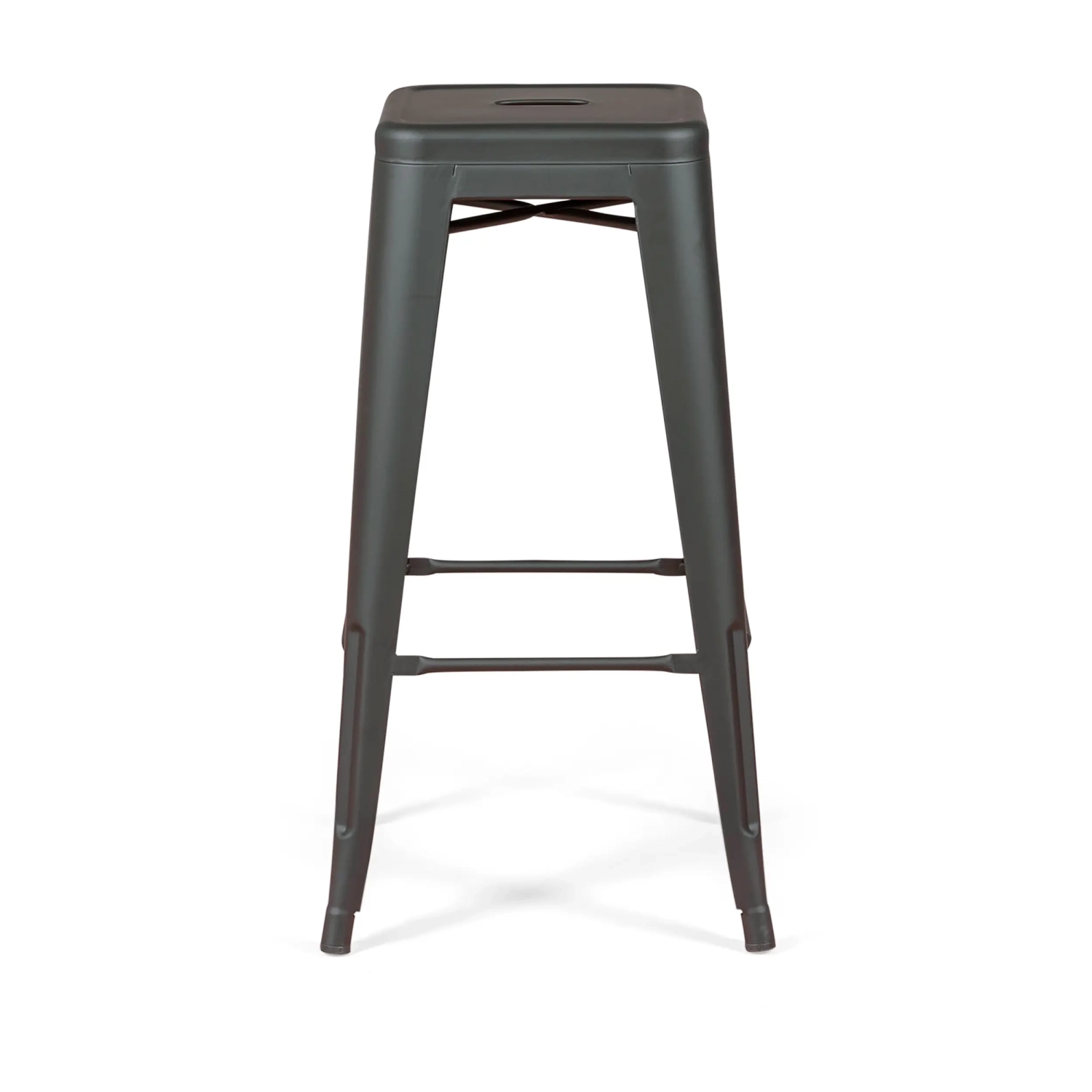 Bistro tabouret industriel Matt 76CM blanc - Tabourets et chaises industriels