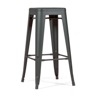 Bistro tabouret industriel Matt 76CM blanc - Tabourets et chaises industriels