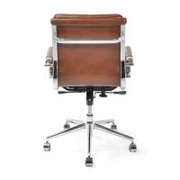 Cadeira de escritório estofada Task Design clássico e conforto moderno