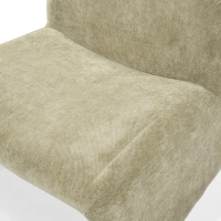 Pehmustettu design nojatuoli Basel, minimalistinen ja mukava tyyli
