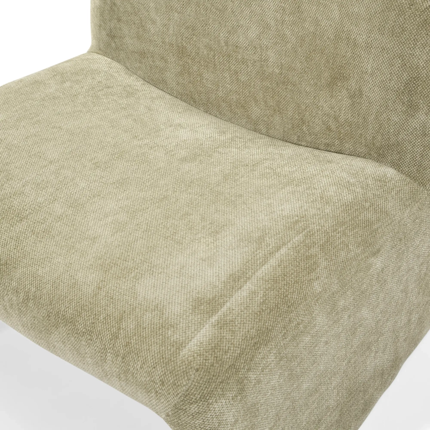Sillón de diseño tapizado Basel, estilo minimalista y cómodo