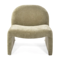 Sillón de diseño tapizado Basel, estilo minimalista y cómodo