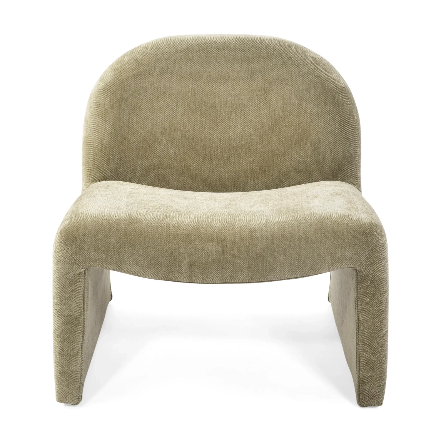 Sillón de diseño tapizado Basel, estilo minimalista y cómodo