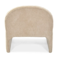 Fauteuil design Bâle rembourré, style minimaliste et confortable