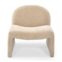 Designerski fotel tapicerowany Basel, minimalistyczny i wygodny styl