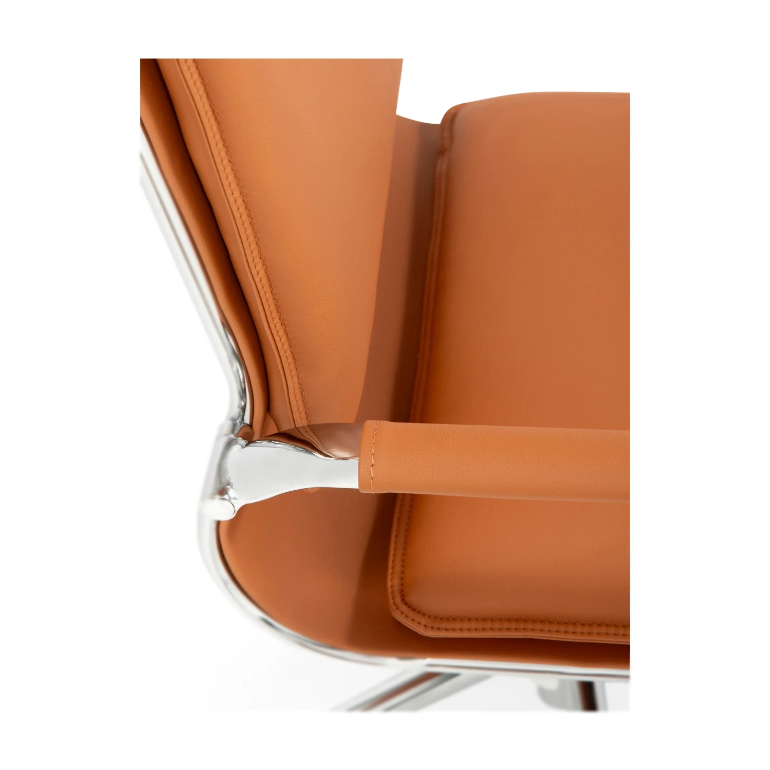 Studio-työtuoli korkealla selkänojalla | Ergonominen tekonahkainen työtuoli