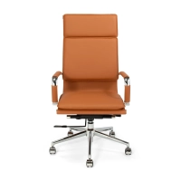 Kancelářská židle Studio s vysokým opěradlem | Ergonomická kancelářská židle z umělé kůže