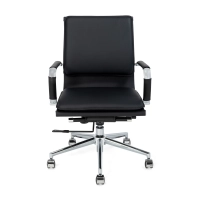Studio kontorsstol med låg rygg | Ergonomisk modern design