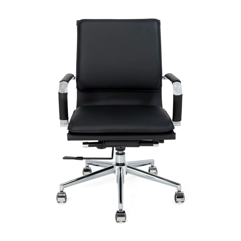 Studio-Bürostuhl mit niedriger Rückenlehne | Ergonomisches, modernes Design
