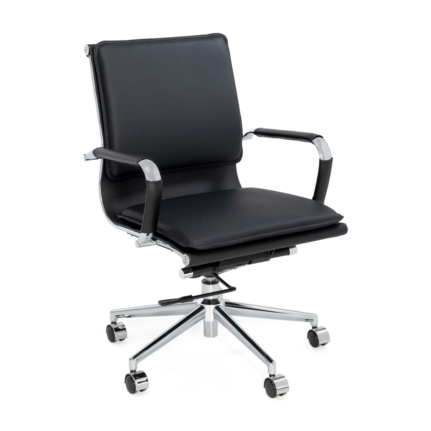 Studio-bureaustoel met lage rugleuning | Ergonomisch, modern ontwerp