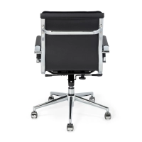 Studio-Bürostuhl mit niedriger Rückenlehne | Ergonomisches, modernes Design