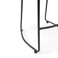 Portland Industrial Barhocker 66 cm | Massives Ulmenholz & Stahl